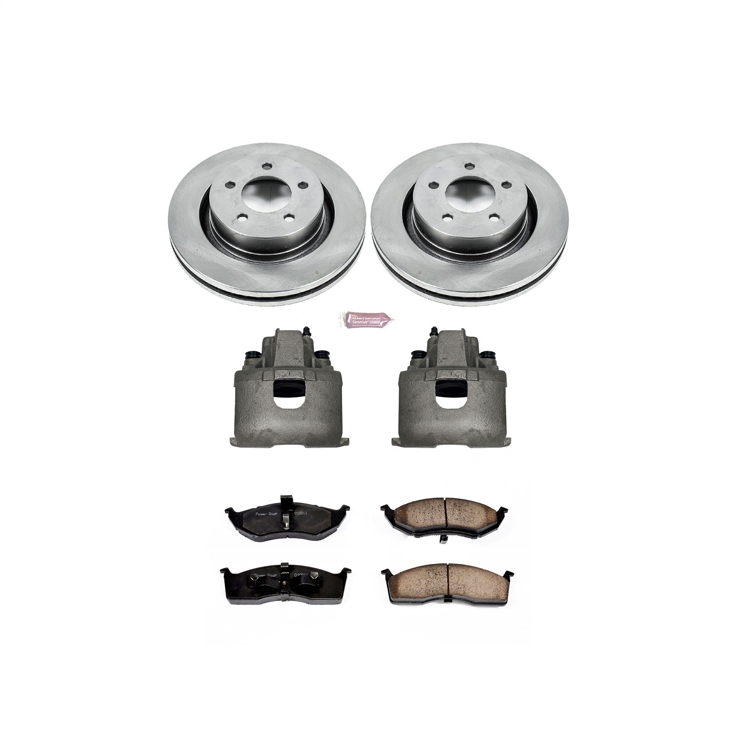 PowerStop Front Autospecialty Brake Kit with Calipers | 1999–2002 Chrysler 300M (KCOE1700)