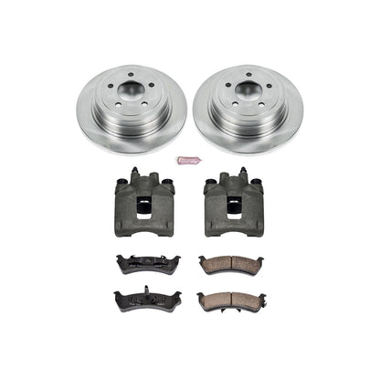 PowerStop Rear Brake Kit with Calipers | 2003 Ford Explorer Sport (KCOE1770)
