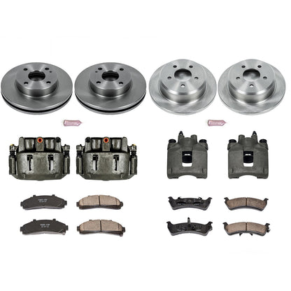 PowerStop Front & Rear Autospecialty Brake Kit with Calipers | 1995–2001 Ford Explorer (KCOE1861)