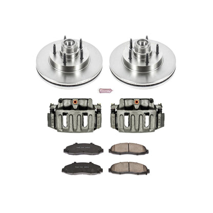 PowerStop Front Autospecialty Kit with Calipers | 1997–1998 Ford F-150 (KCOE1863)