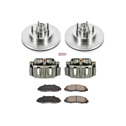 PowerStop Front Autospecialty Kit with Calipers | 1999–2000 Ford F-150 (KCOE1863A)