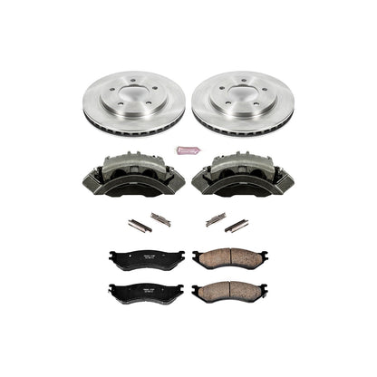 PowerStop Front Autospecialty Kit with Calipers | 1998–2002 Lincoln Navigator (KCOE1869)