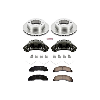 PowerStop Front Autospecialty Kit with Calipers | 1999 Ford F-350 Super Duty (KCOE1885)