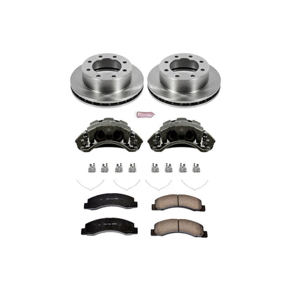PowerStop Front Autospecialty Kit w/Calipers | 1999–2004 Ford F-350 Super Duty (KCOE1905)