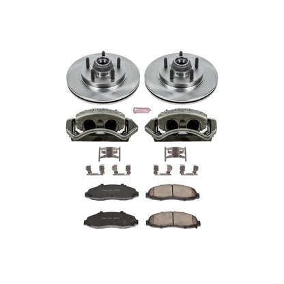 PowerStop Front Autospecialty Kit with Calipers | 2002 Lincoln Blackwood (KCOE1914A)