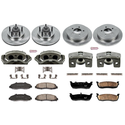 PowerStop Front & Rear Autospecialty Kit with Calipers | 2000–2003 Ford F-150 (KCOE1915)