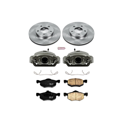 PowerStop Front Brake Kit with Calipers | 2001–2007 Ford Escape (KCOE1930)