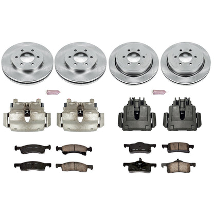 PowerStop Front & Rear Autospecialty Kit with Calipers | 2002–2006 Ford Expedition (KCOE1934)