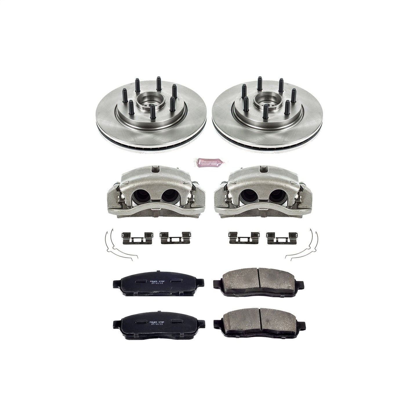 PowerStop Front Autospecialty Kit with Calipers | 2004 Ford F-150 (KCOE1941)