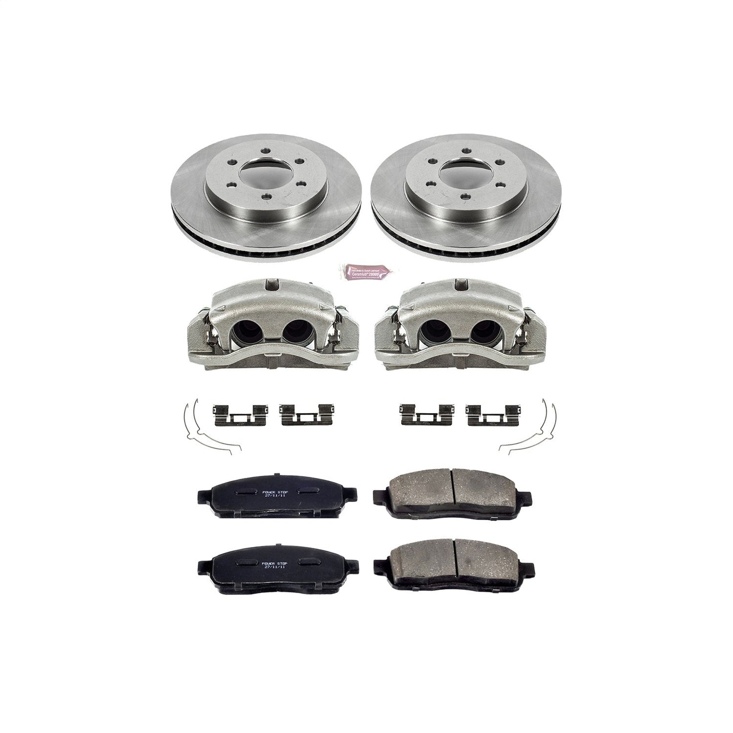 PowerStop Front Autospecialty Kit with Calipers | 2004 Ford F-150 (KCOE1943)