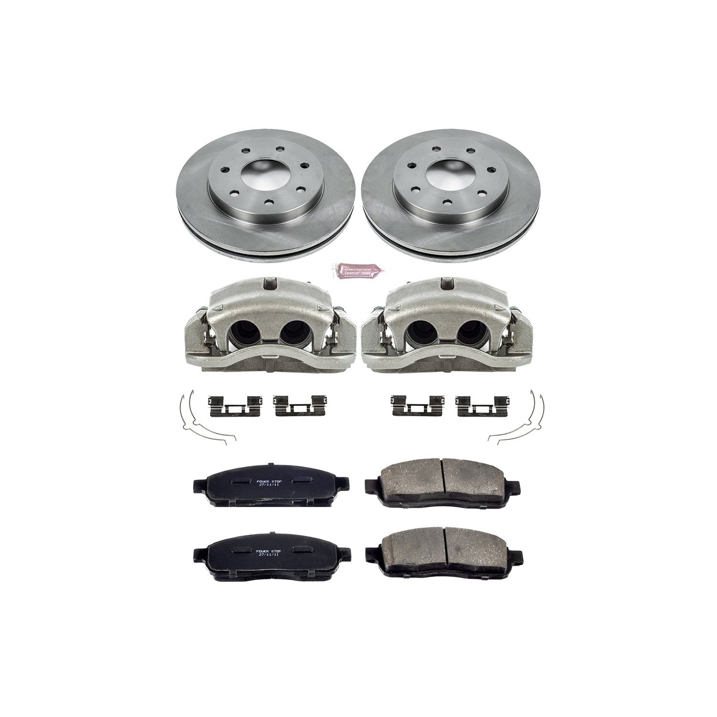 PowerStop Front Autospecialty Kit with Calipers | 2004 Ford F-150 (KCOE1946)