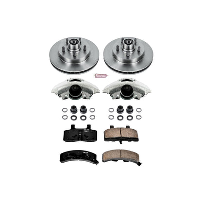 PowerStop Front Autospecialty Kit with Calipers | 1992–1999 GMC Yukon (KCOE1990)