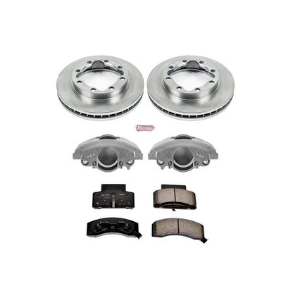 PowerStop Front Autospecialty Kit with Calipers | 1990–2000 GMC K3500 (KCOE1992)