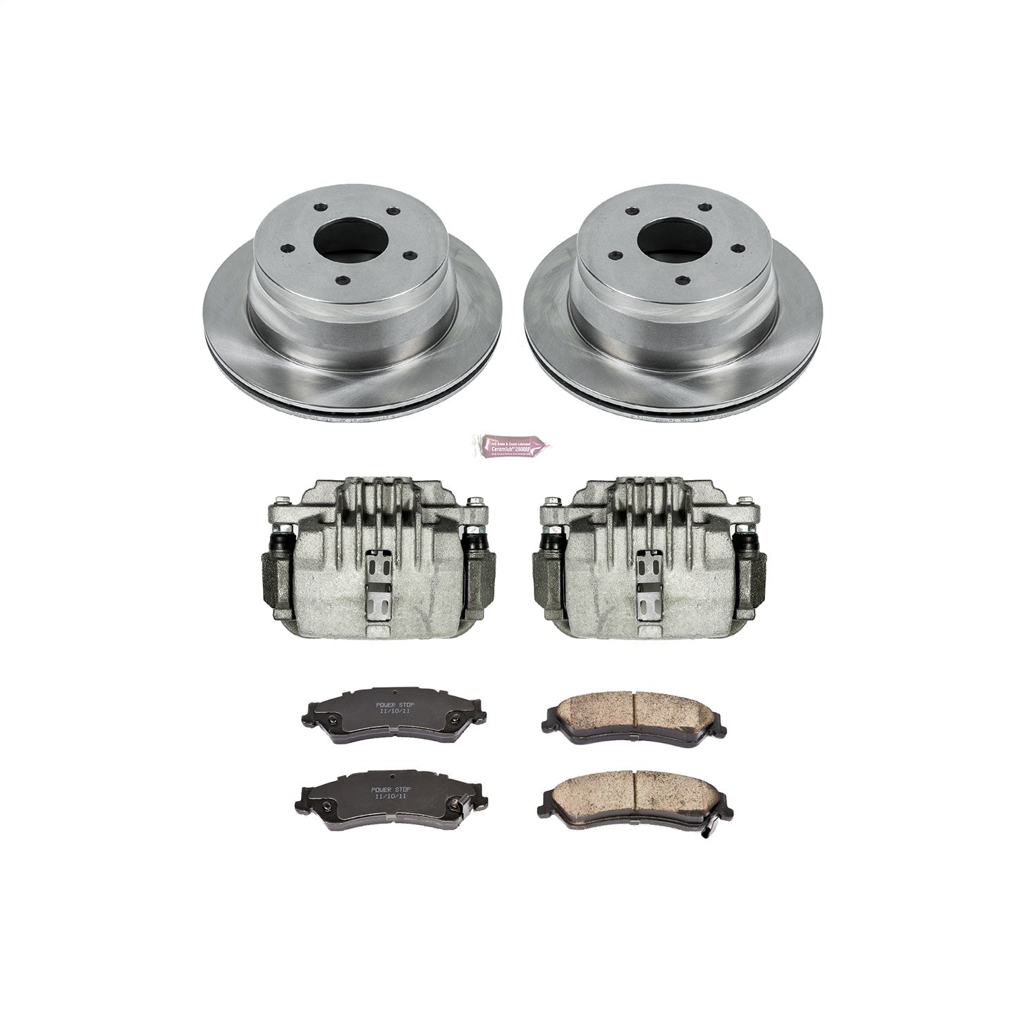 PowerStop Rear Autospecialty Brake Kit with Calipers | 1997–2005 Chevrolet Blazer (KCOE2003)