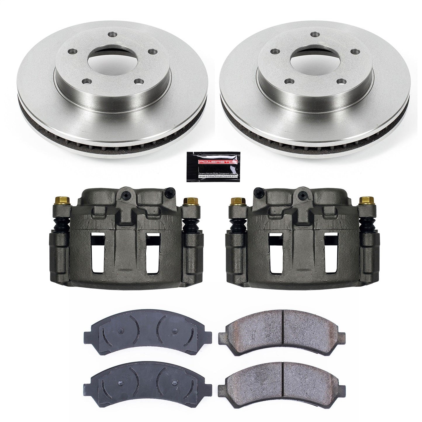 PowerStop Front Autospecialty Brake Kit with Calipers | 1997–2005 Chevrolet Blazer (KCOE2004)