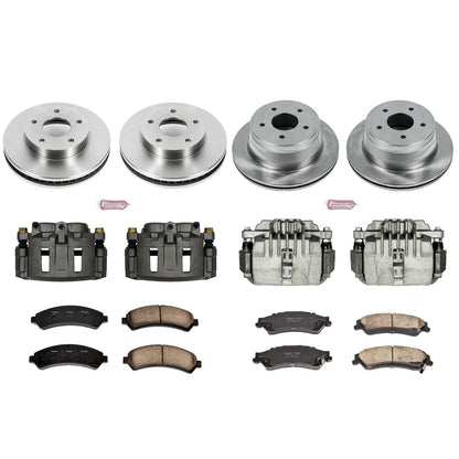 PowerStop Front & Rear Autospecialty Brake Kit with Calipers | 1997–2005 Chevrolet Blazer (KCOE2005)