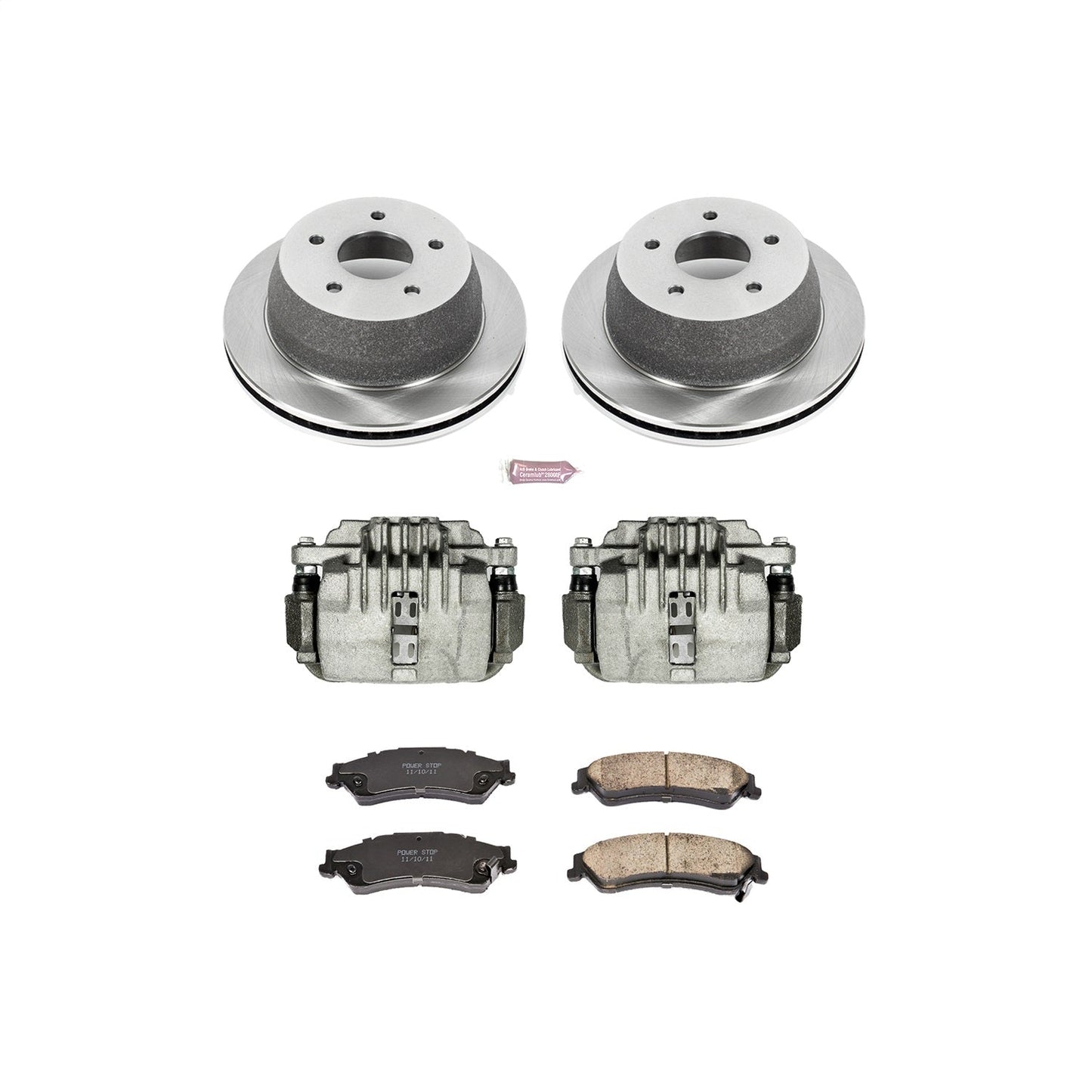 PowerStop Rear Autospecialty Brake Kit with Calipers | 1998–2005 Chevrolet Blazer (KCOE2008)