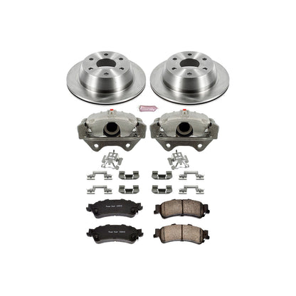 PowerStop Rear Autospecialty Brake Kit with Calipers | 2003–2006 Chevrolet Silverado 1500 (KCOE2018A)