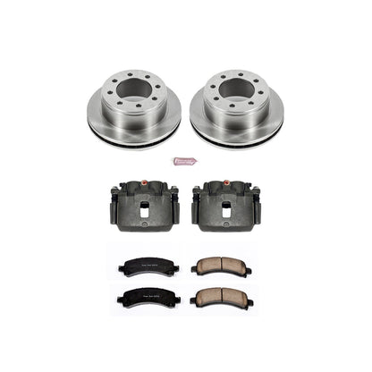 PowerStop Rear Autospecialty Kit with Calipers | 2009–2013 GMC Savana 3500 (KCOE2044)