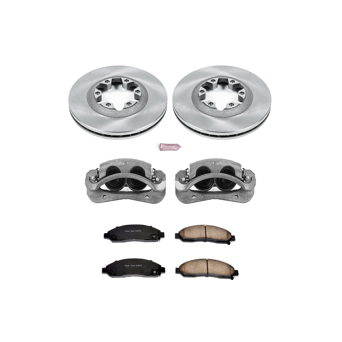 PowerStop Front Autospecialty Brake Kit with Calipers | 2004–2008 Chevrolet Colorado (KCOE2066)