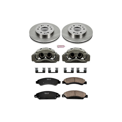 PowerStop Front Autospecialty Kit with Calipers | 2007 GMC Yukon XL 1500 (KCOE2067)