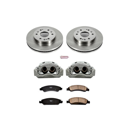 PowerStop Front Autospecialty Kit with Calipers | 2015–2020 GMC Yukon XL (KCOE2069)