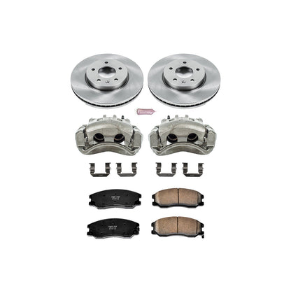 PowerStop Front Autospecialty Kit with Calipers | 2007–2009 Suzuki XL-7 (KCOE2090)