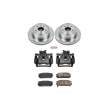 PowerStop Rear Brake Kit with Calipers | 2012–2015 Chevrolet Captiva Sport (KCOE2092)