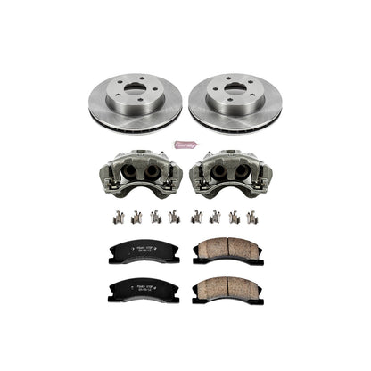 PowerStop Front Autospecialty Kit with Calipers | 1999–2004 Jeep Grand Cherokee (KCOE2149)