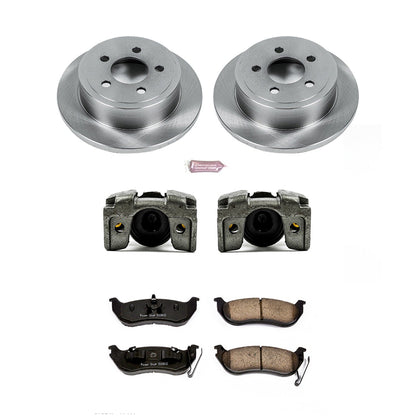 PowerStop Rear Autospecialty Brake Kit with Calipers | 2003–2007 Jeep Liberty (KCOE2197)