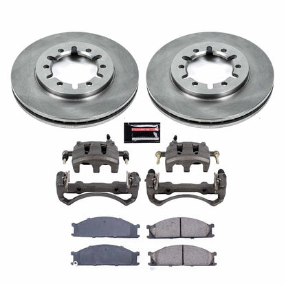 PowerStop Autospecialty Kit with Calipers | 1999–2002 Nissan Frontier (KCOE2278A)