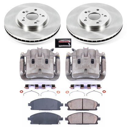 PowerStop Front Autospecialty Brake Kit with Calipers | 2003–2006 Acura MDX (KCOE2290)