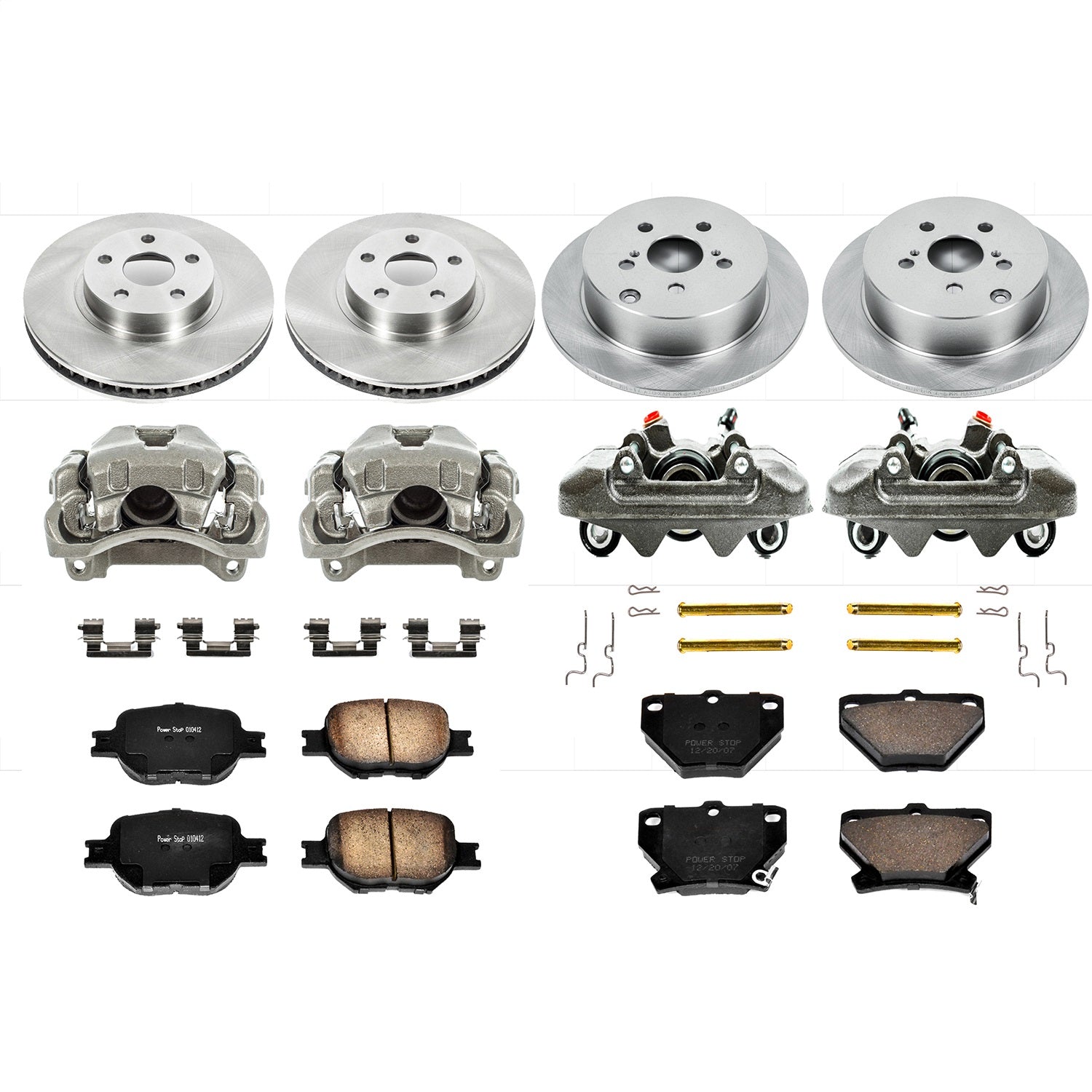 PowerStop Brake Kit | 2003–2005 Toyota Celica (KCOE2314A)
