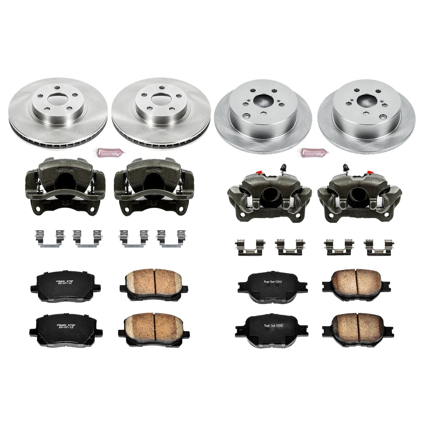 PowerStop Brake Kit | 2005–2010 Scion tC (KCOE2315)