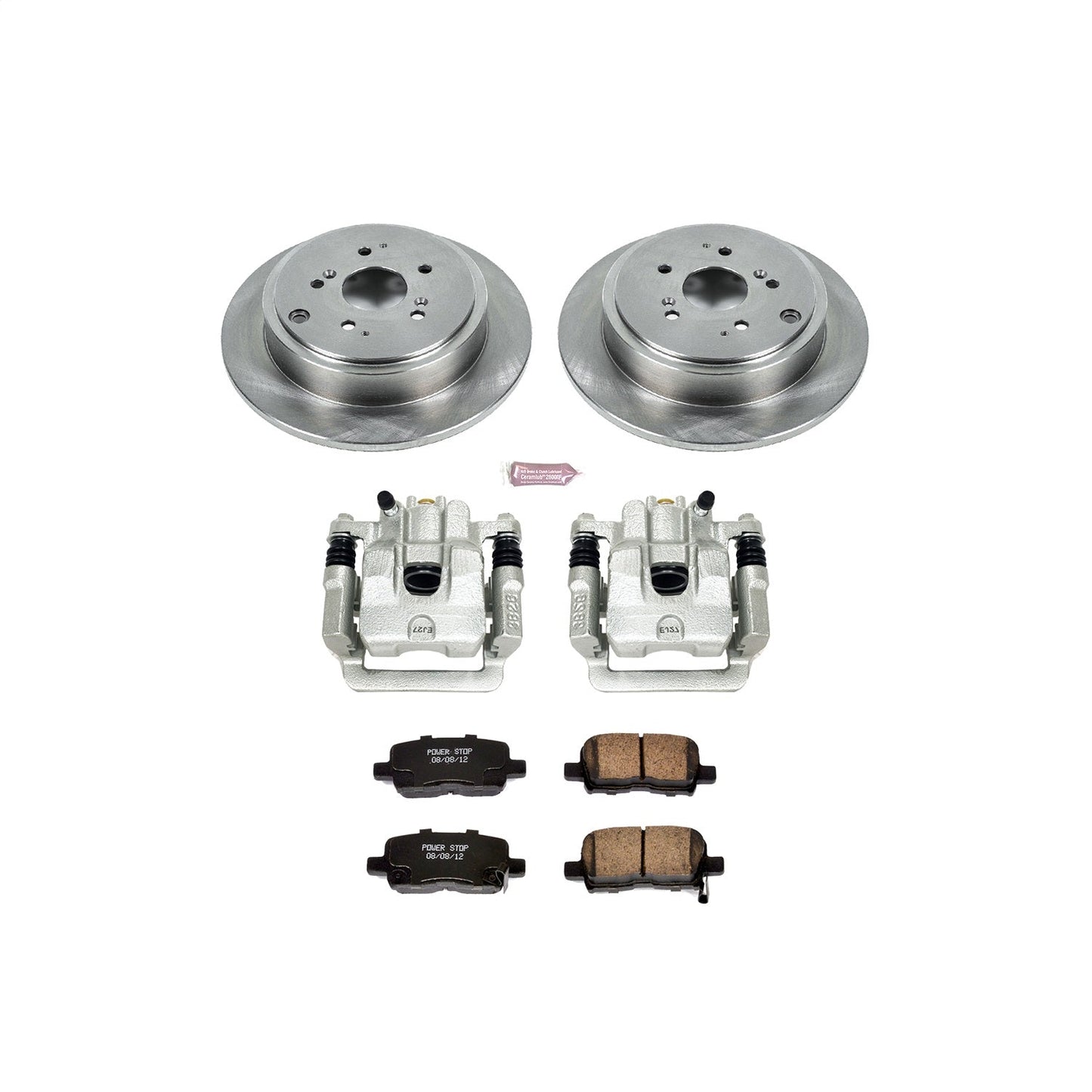 PowerStop Rear Autospecialty Brake Kit with Calipers | 2001–2006 Acura MDX (KCOE2382)