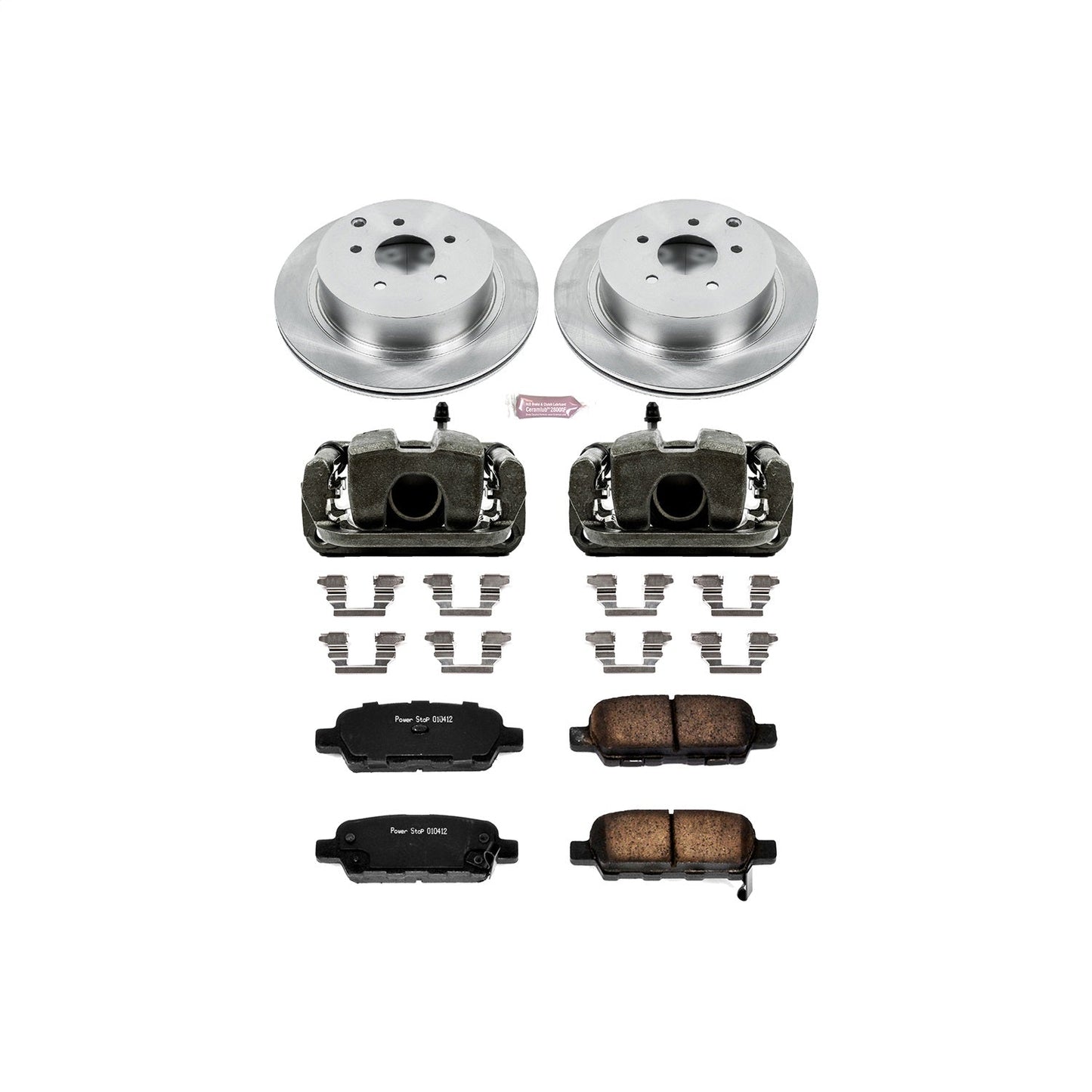 PowerStop Brake Kit | 2003–2012 Infiniti FX35 Rear (KCOE2427)