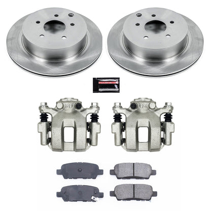 PowerStop Rear Autospecialty Brake Kit with Calipers | 2003–2008 Infiniti FX35 (KCOE2427B)