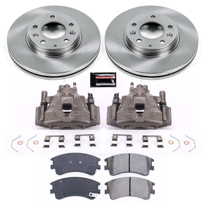 PowerStop Front Autospecialty Brake Kit with Calipers | 2003–2005 Mazda 6 (KCOE2448)