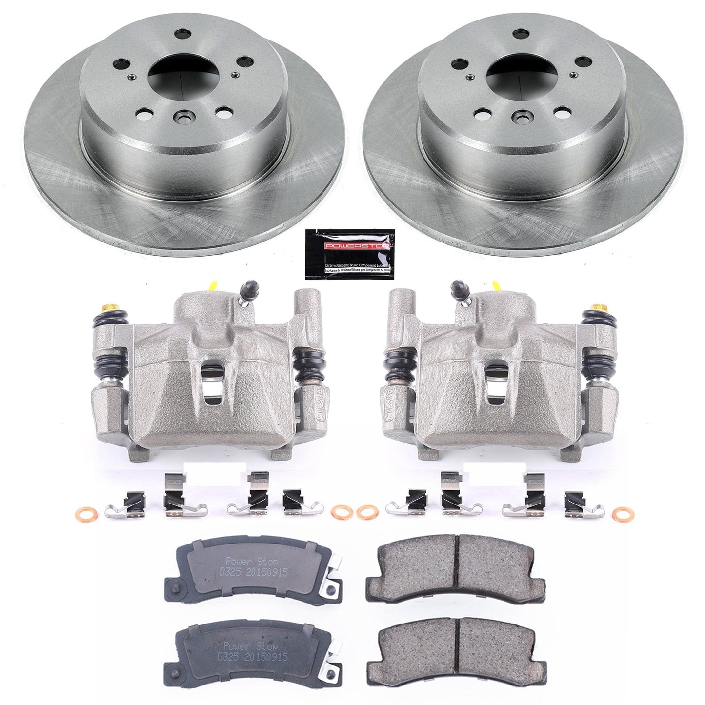 PowerStop Rear Brake Kit with Calipers | 1999–2003 Lexus RX300 (KCOE2564A)