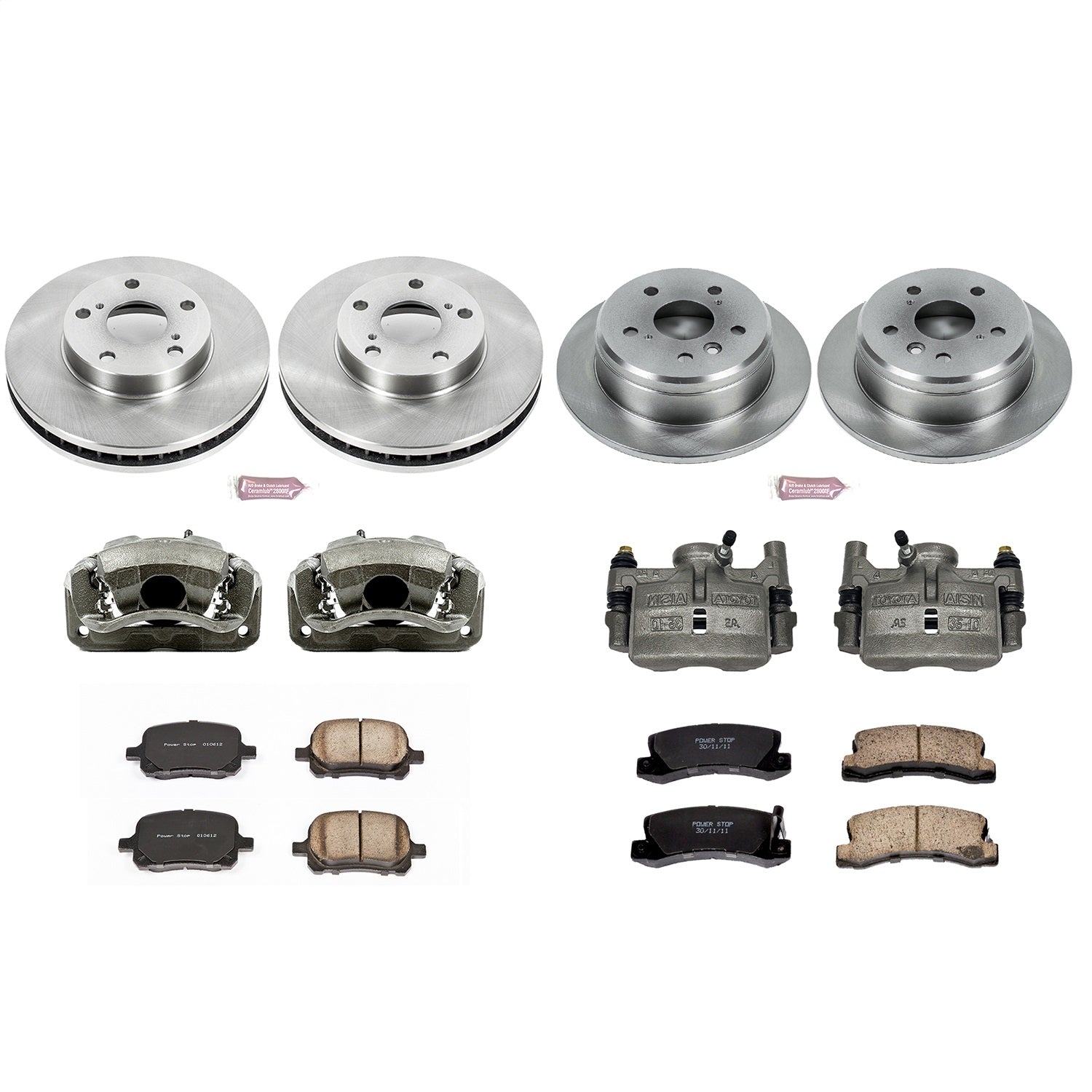 PowerStop Brake Kit | 1997–1999 Lexus ES300 (KCOE2713)