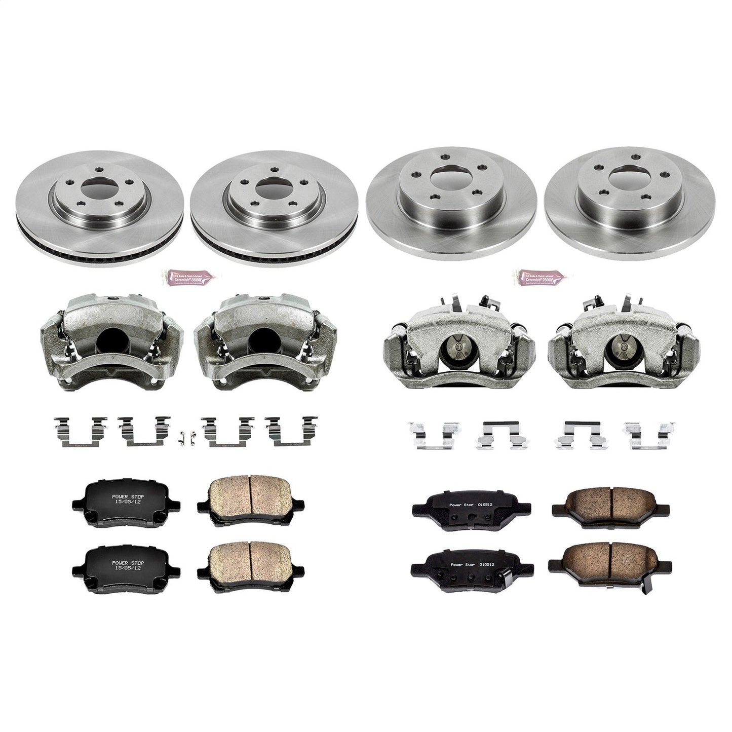 PowerStop Brake Kit | 2009–2012 Chevrolet Malibu (KCOE2731A)