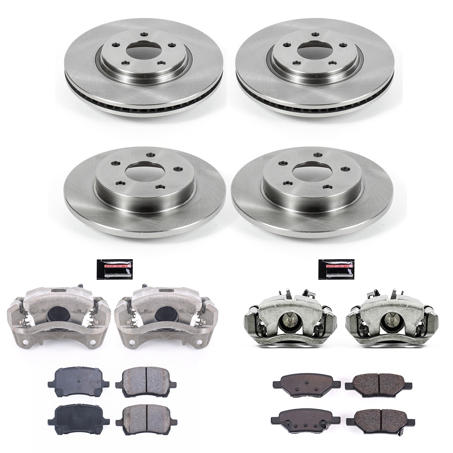 PowerStop Brake Kit | 2009–2010 Pontiac G5 (KCOE2731B)