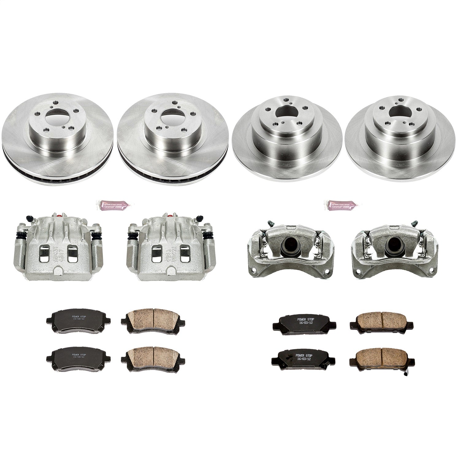 PowerStop Brake Kit | 2000–2002 Subaru Legacy (KCOE2749)