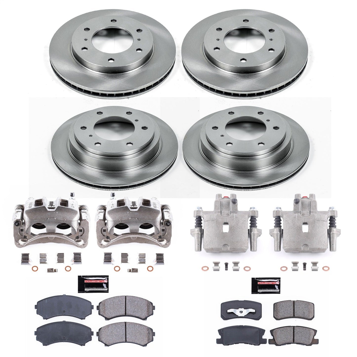 PowerStop Brake Kit | 2001–2006 Mitsubishi Montero (KCOE2755)