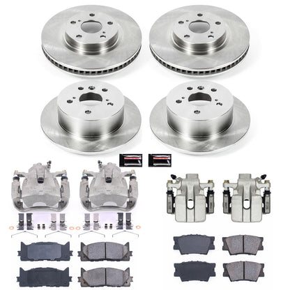 PowerStop Brake Kit | 2007–2012 Lexus ES350 Front & Rear (KCOE2822)