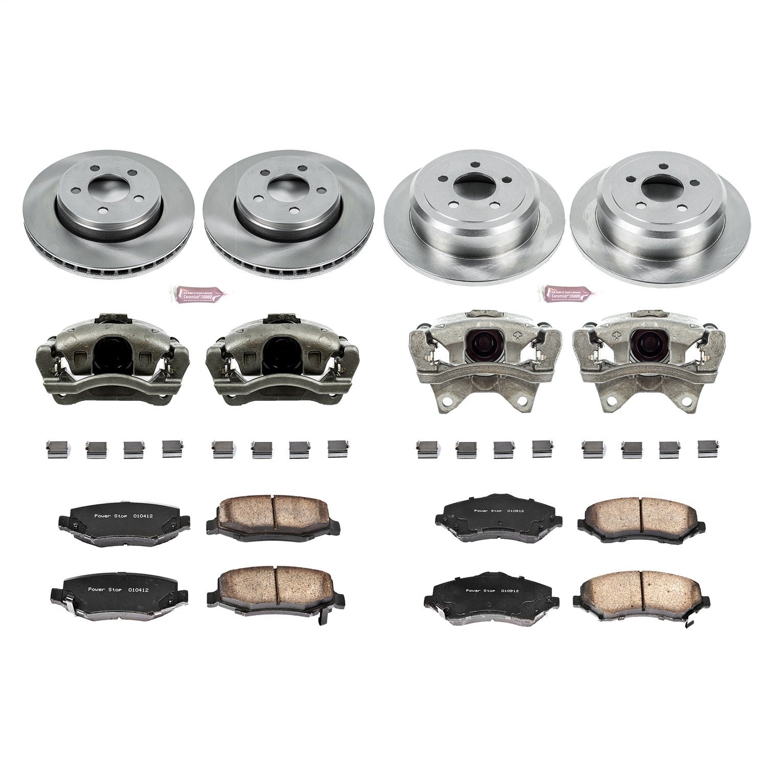 PowerStop Brake Kit | 2007–2011 Dodge Nitro (KCOE2832A)