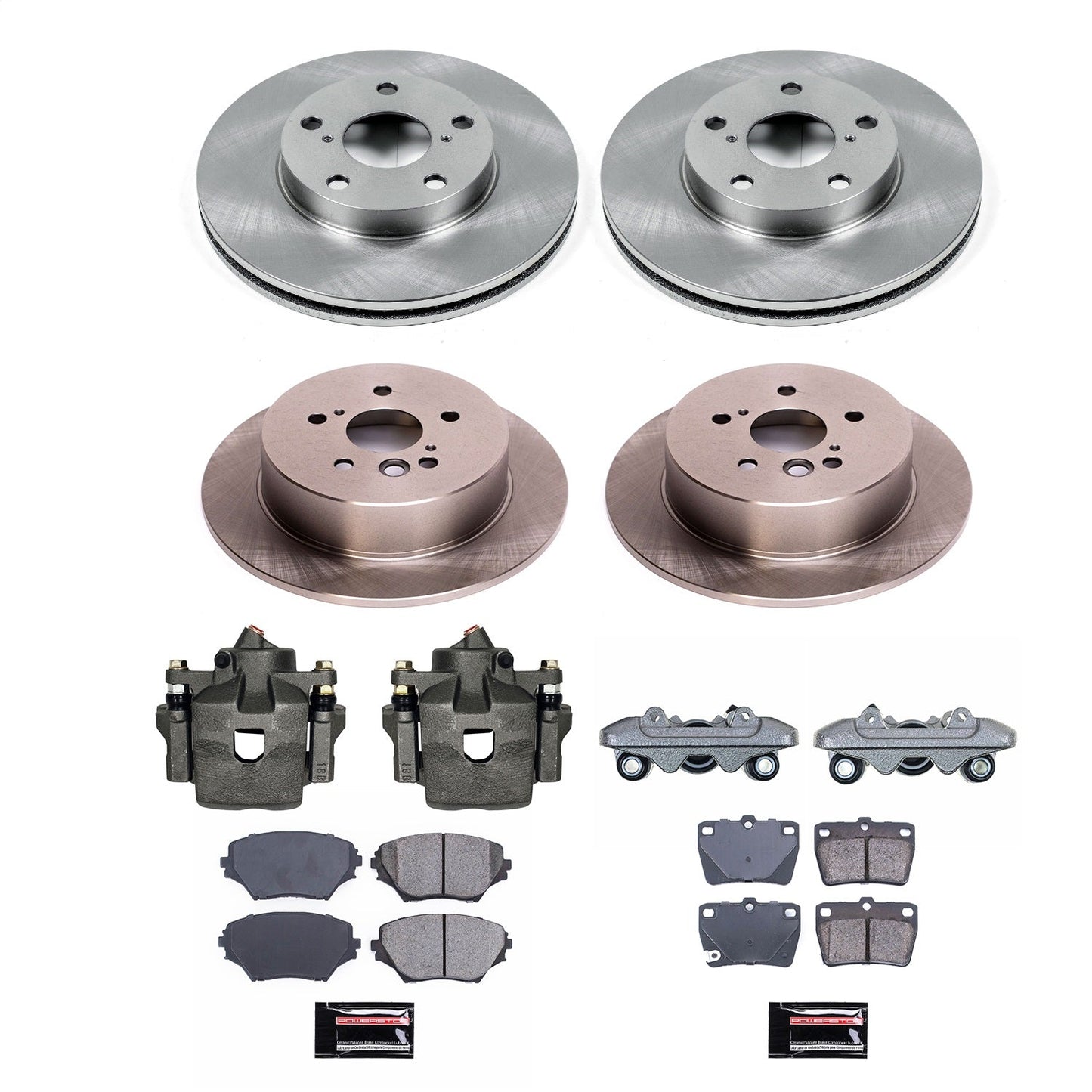 PowerStop Autospecialty Kit | 2004–2005 Toyota RAV4 (KCOE2842)