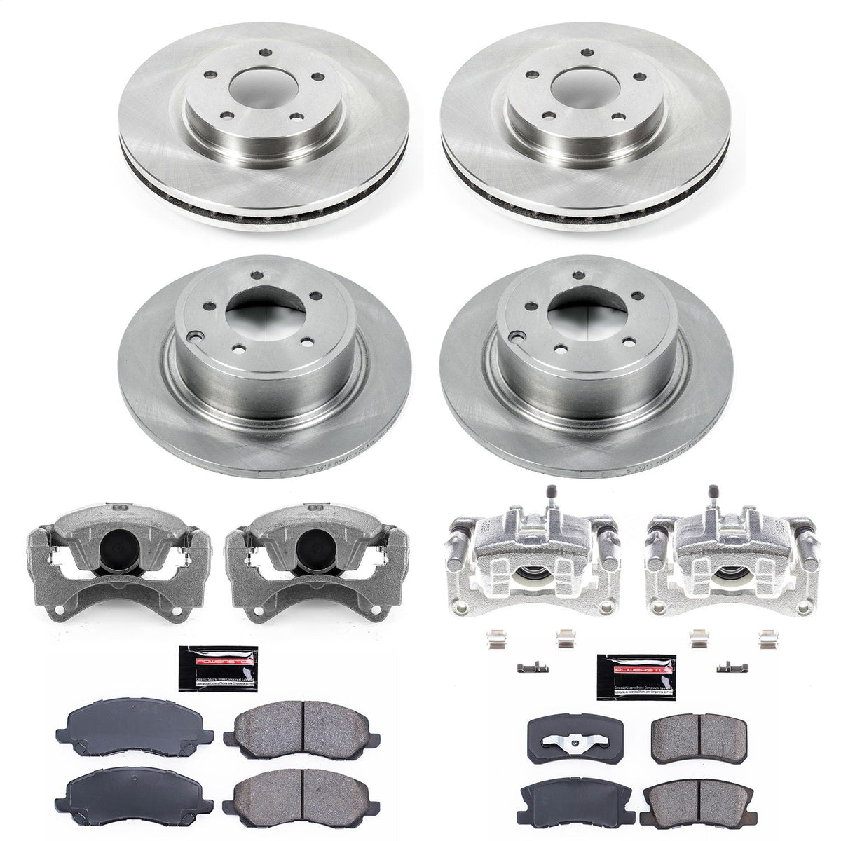 PowerStop Brake Kit | 2008–2016 Mitsubishi Lancer (KCOE2848B)