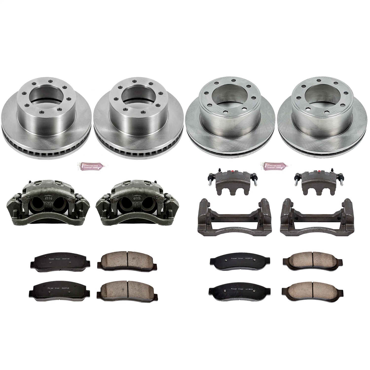 PowerStop Autospecialty Kit | 2007–2008 Ford F-250 Super Duty (KCOE2895)