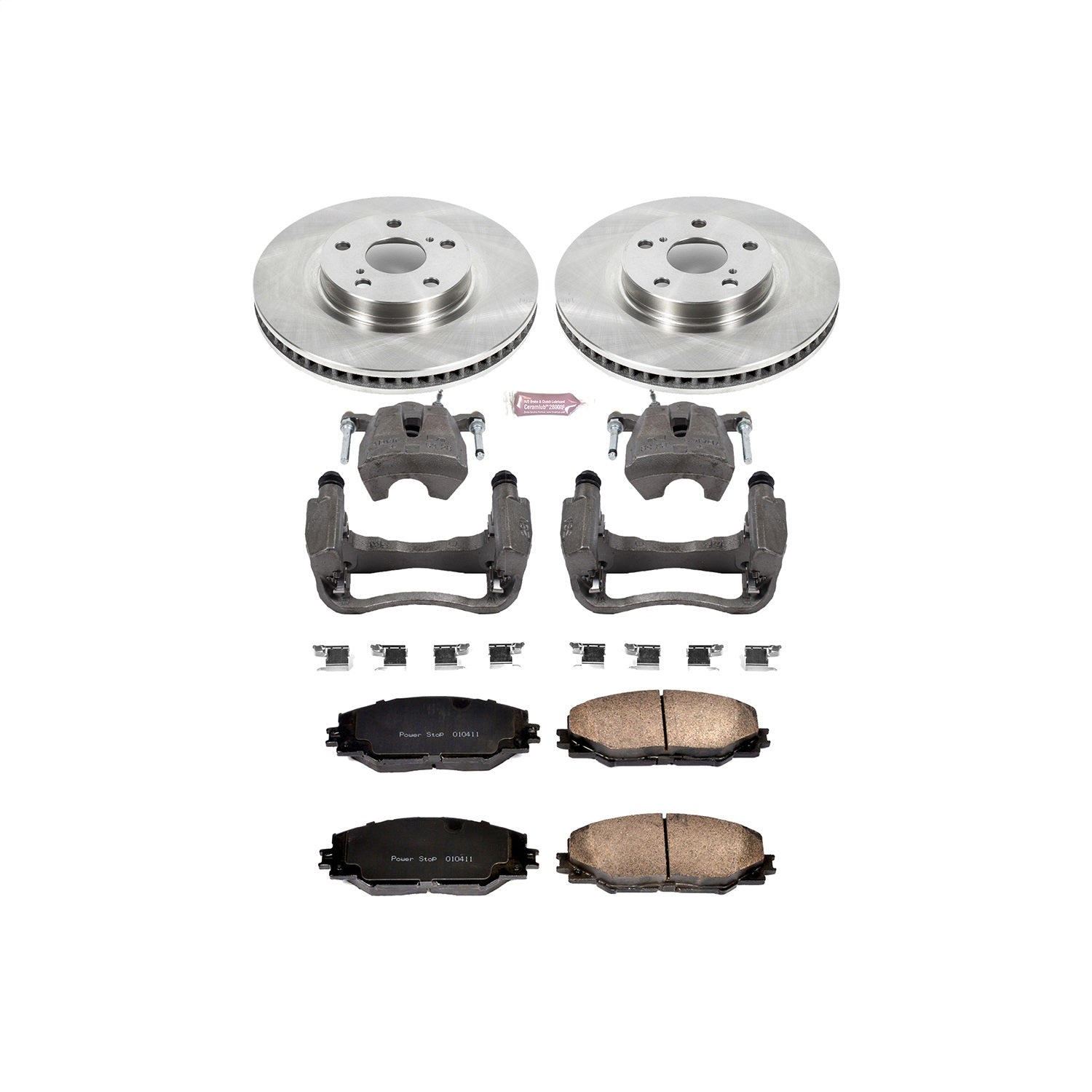 PowerStop Brake Kit | 2009–2010 Pontiac Vibe (KCOE3054)